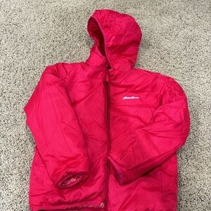 Eddie Bauer reversible puffer jacket